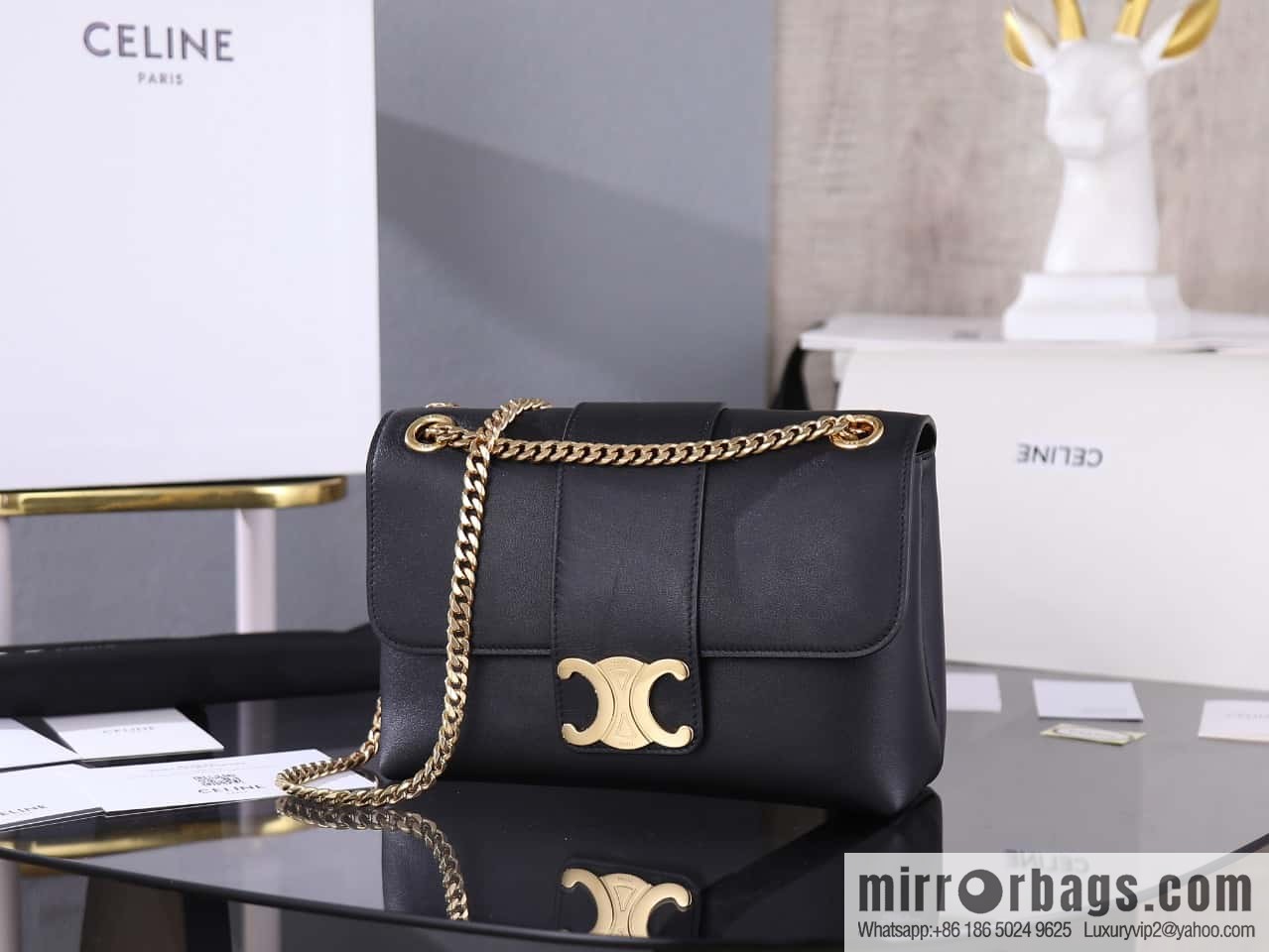 [Premium quality, all-steel hardware] VICTOIRE medium soft cow leather handbag number: 115853