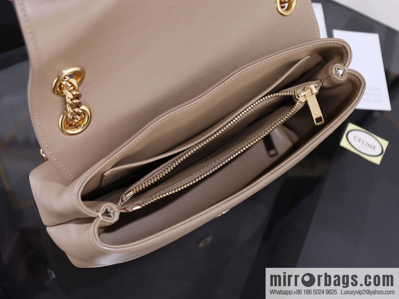 [Premium quality, all-steel hardware] VICTOIRE medium soft cow leather handbag number: 115853
