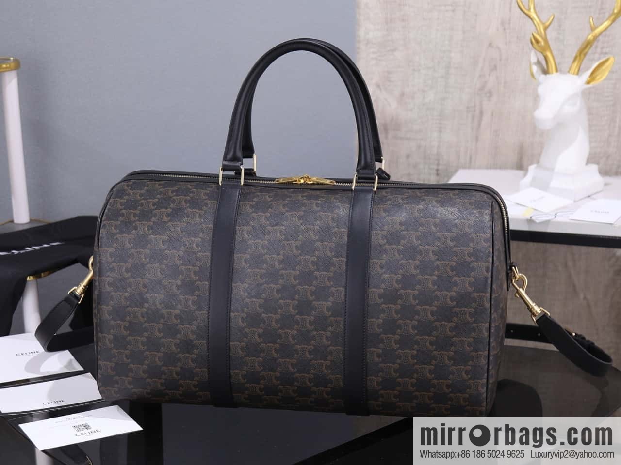 [Premium quality, all-steel hardware] ce new men's travel bag Arc de Triomphe presbyopia large travel bag model number: 190662