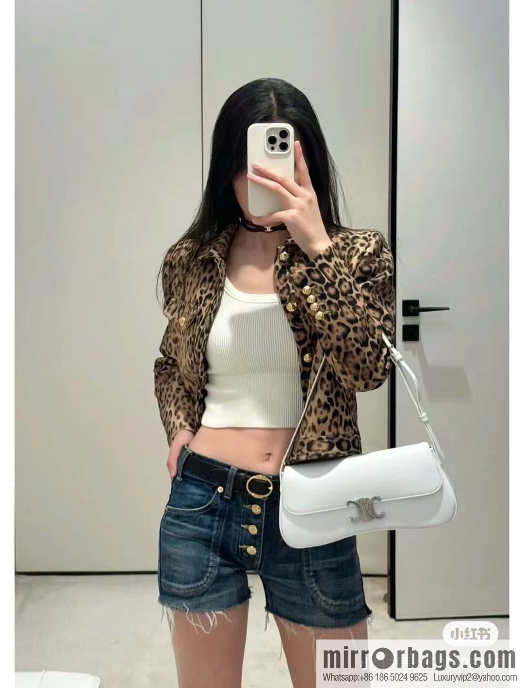 [Premium quality, all-steel hardware] LOLA medium bright cow leather handbag number: 115533