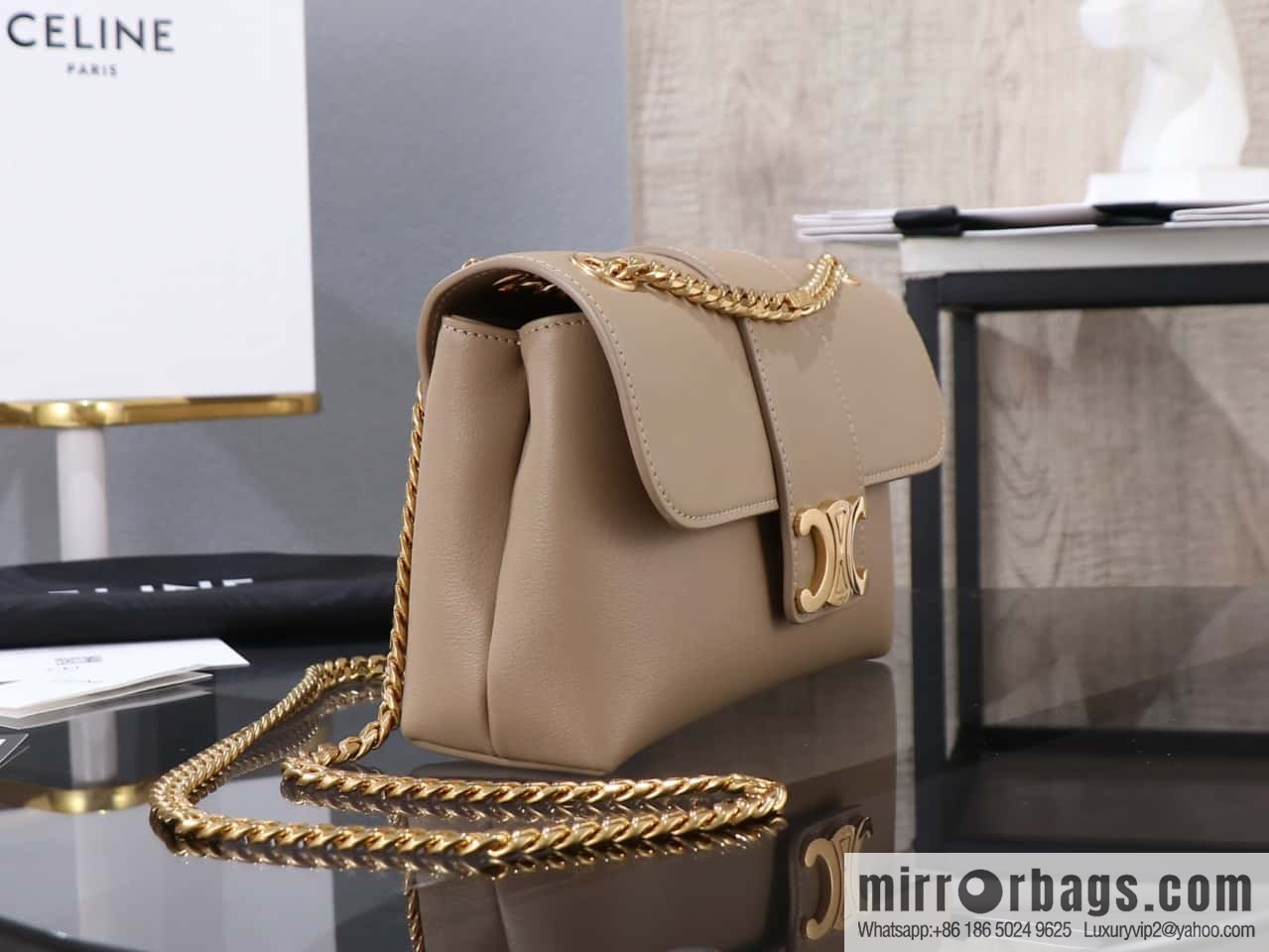 [Premium quality, all-steel hardware] TEEN VICTOIRE small soft cow leather handbag No.: 116593