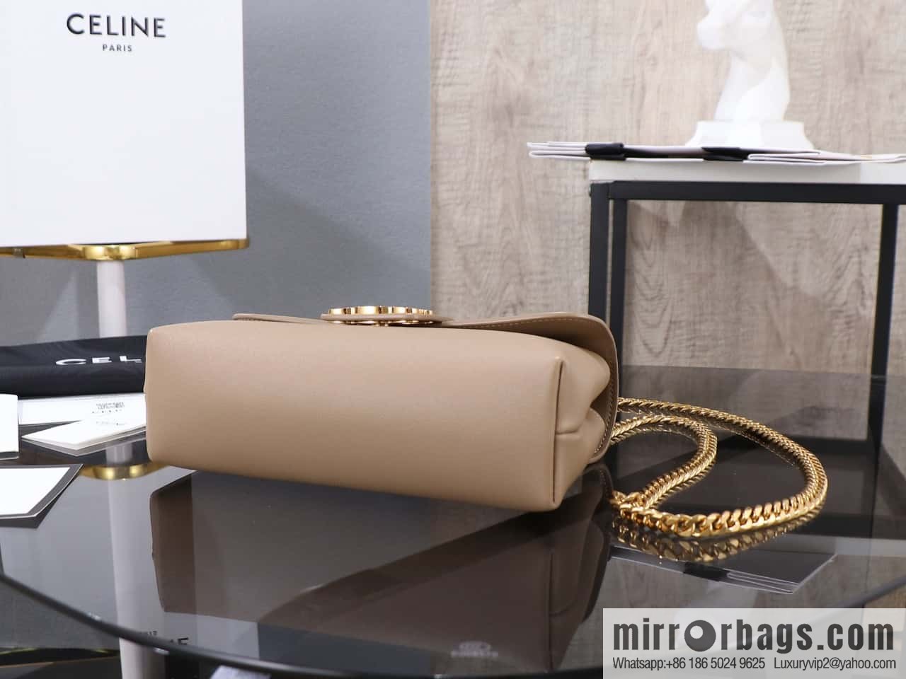 [Premium quality, all-steel hardware] TEEN VICTOIRE small soft cow leather handbag No.: 116593