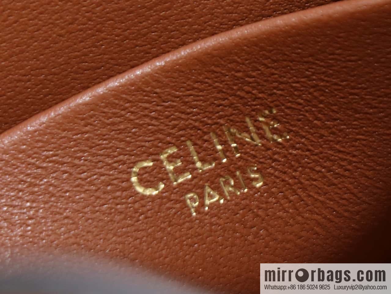 [Premium quality, all-steel hardware] CELIN_E TRIOMPHE mini cowhide bucket bag model: 10k943
