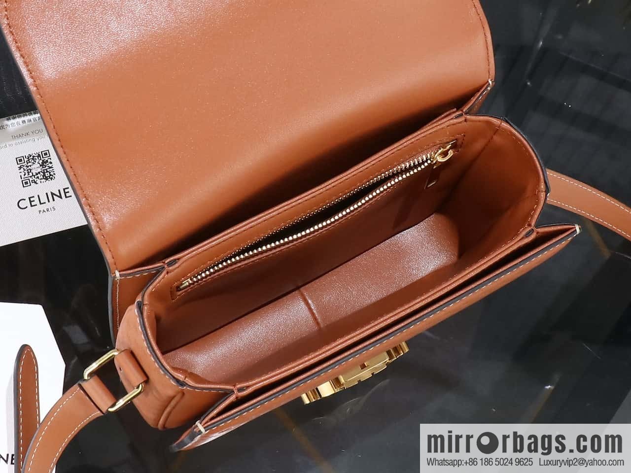 [Premium all-steel hardware] TEEN TRIOMPHE calfskin handbag No.: 188423BF4.07PO
