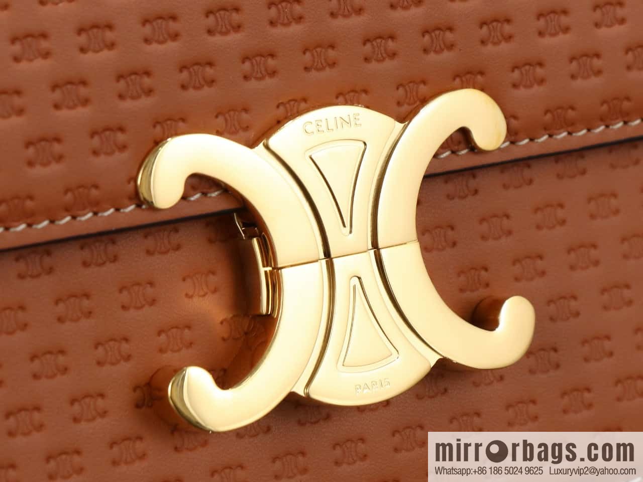 [Premium all-steel hardware] TEEN TRIOMPHE calfskin handbag No.: 188423BF4.07PO