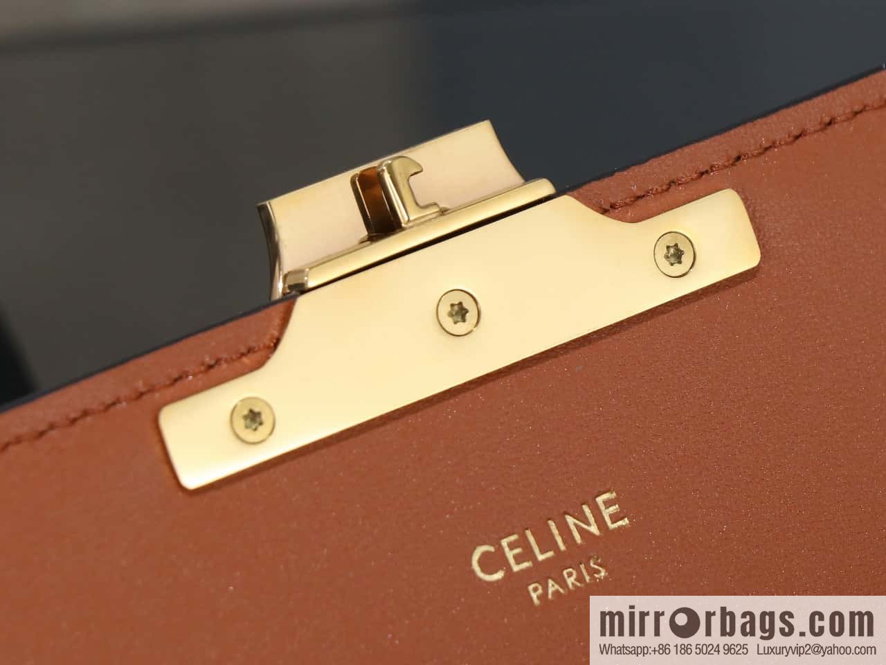 [Premium all-steel hardware] TEEN TRIOMPHE calfskin handbag No.: 188423BF4.07PO
