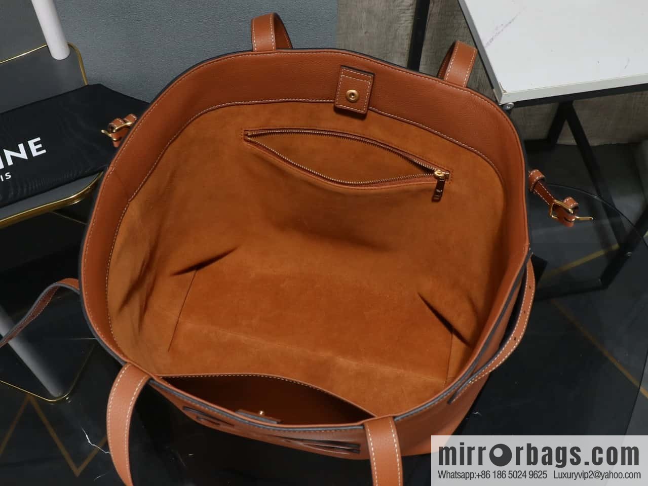 [Premium all-steel hardware] CABAS ANAS grained cow leather handbag No.: 116853ENY.04LU