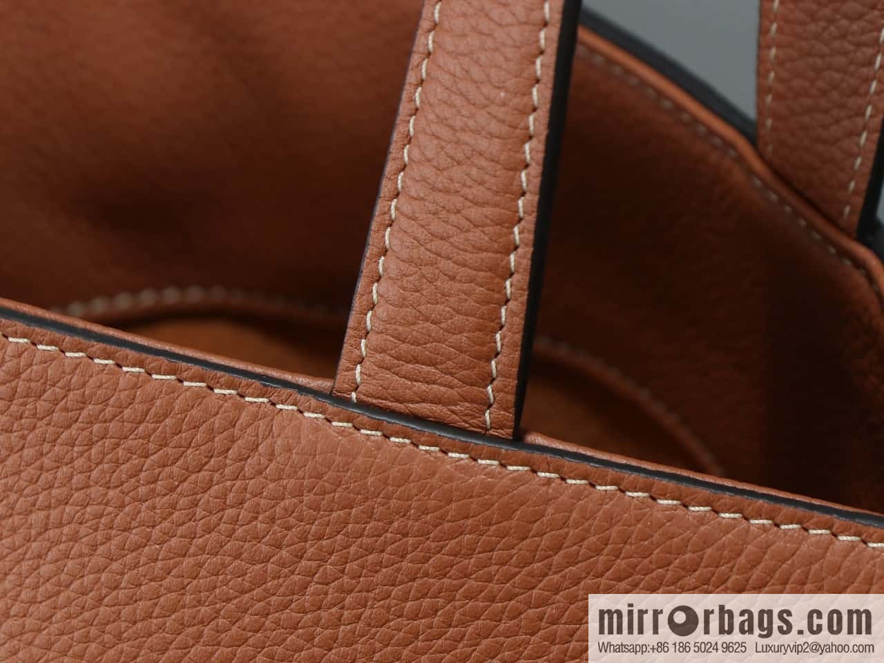 [Premium all-steel hardware] CABAS ANAS grained cow leather handbag No.: 116853ENY.04LU