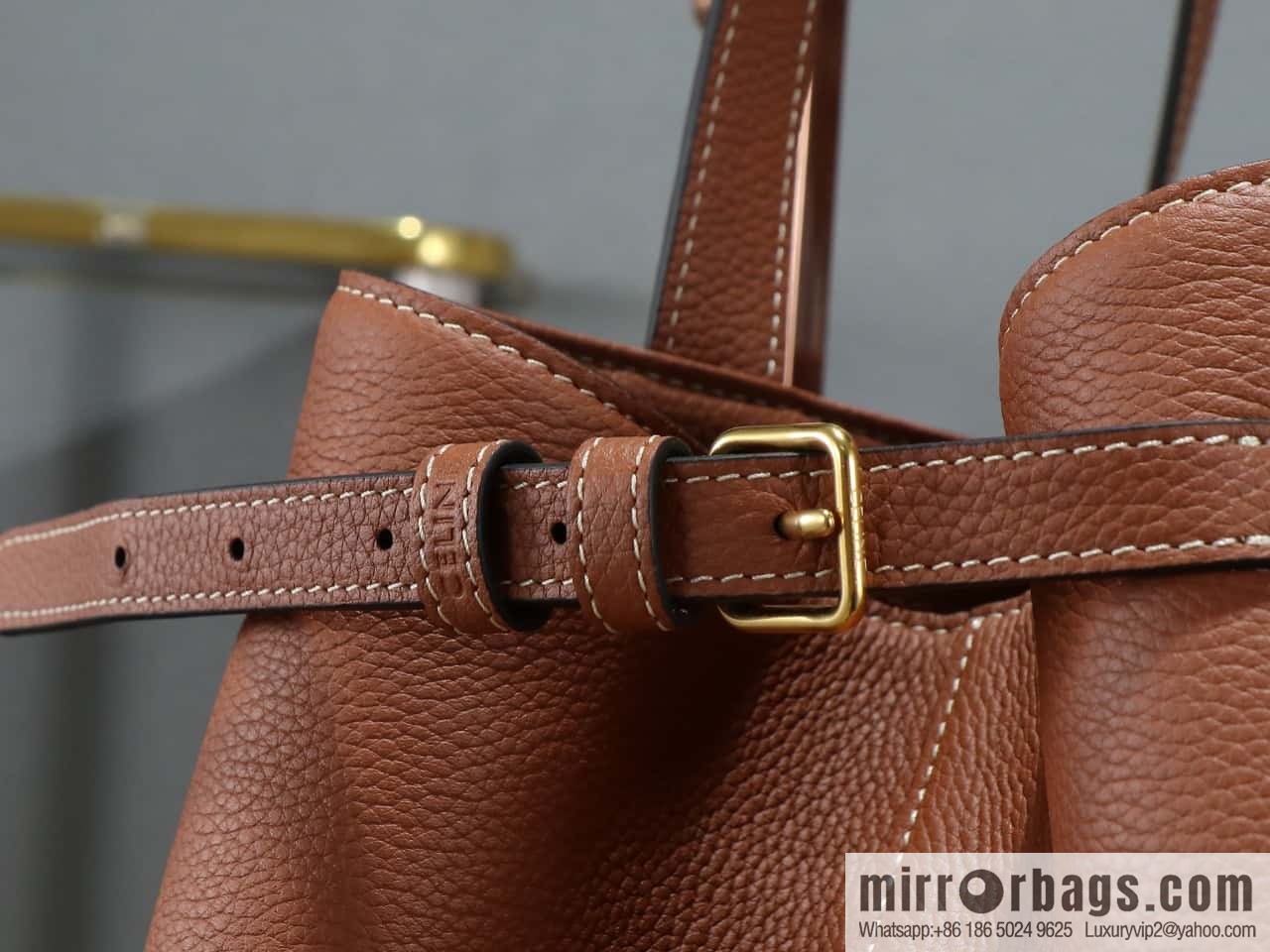 [Premium all-steel hardware] CABAS ANAS grained cow leather handbag No.: 116853ENY.04LU