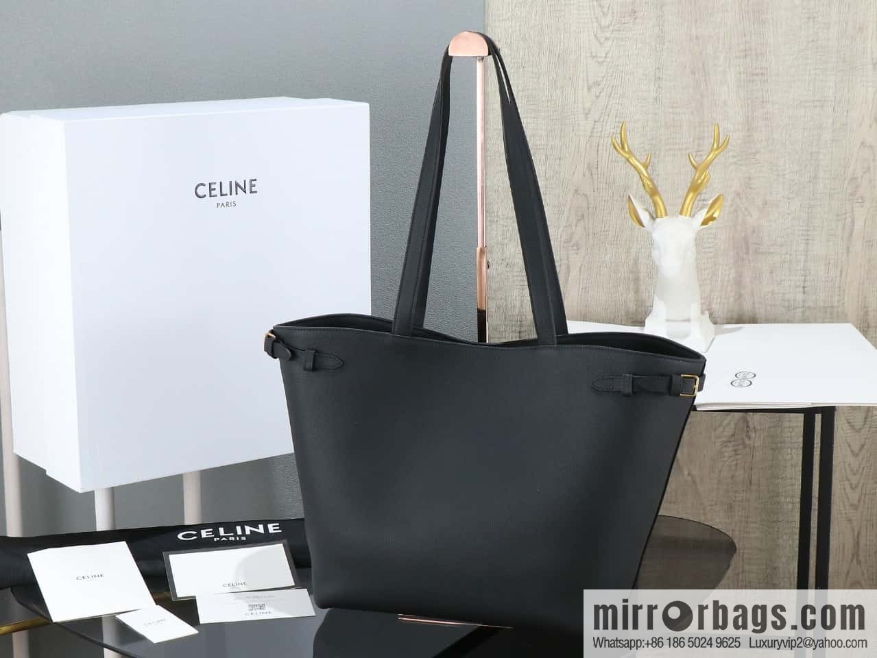 [Premium all-steel hardware] CABAS ANAS grained cow leather handbag No.: 116853ENY.04LU