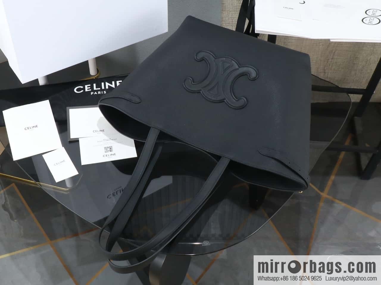 [Premium all-steel hardware] CABAS ANAS grained cow leather handbag No.: 116853ENY.04LU