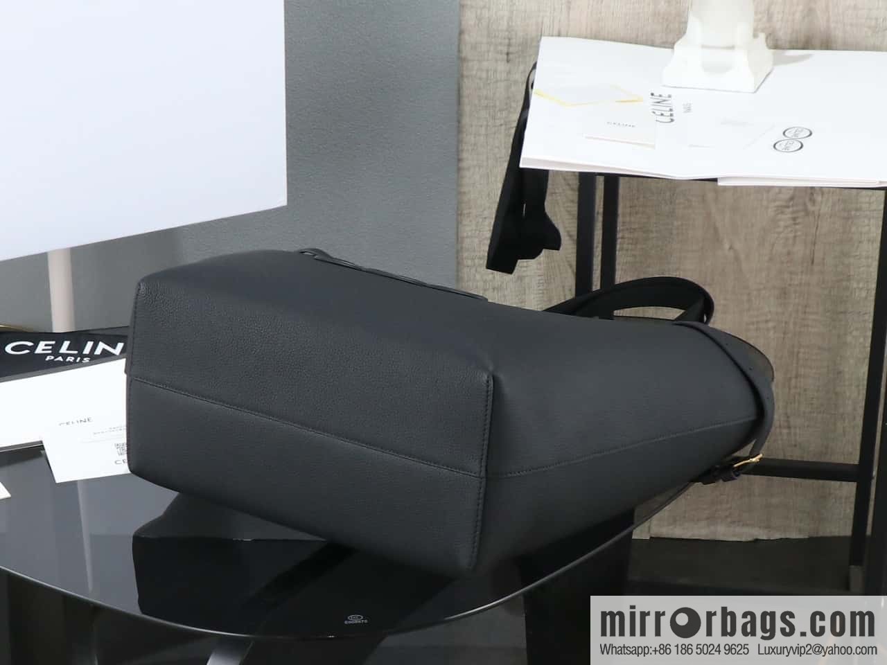 [Premium all-steel hardware] CABAS ANAS grained cow leather handbag No.: 116853ENY.04LU