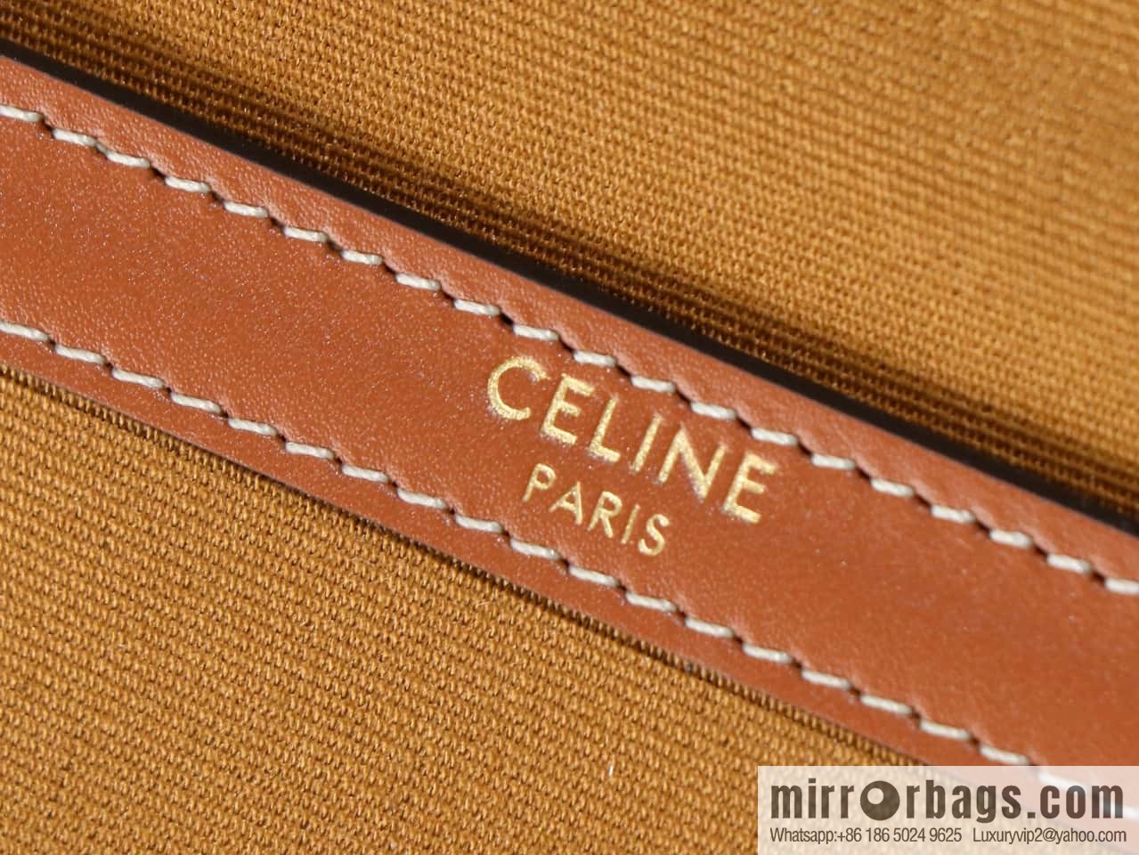 [Premium all-steel hardware] CELINE FOLCO logo printed cow leather medium backpack model: 117902