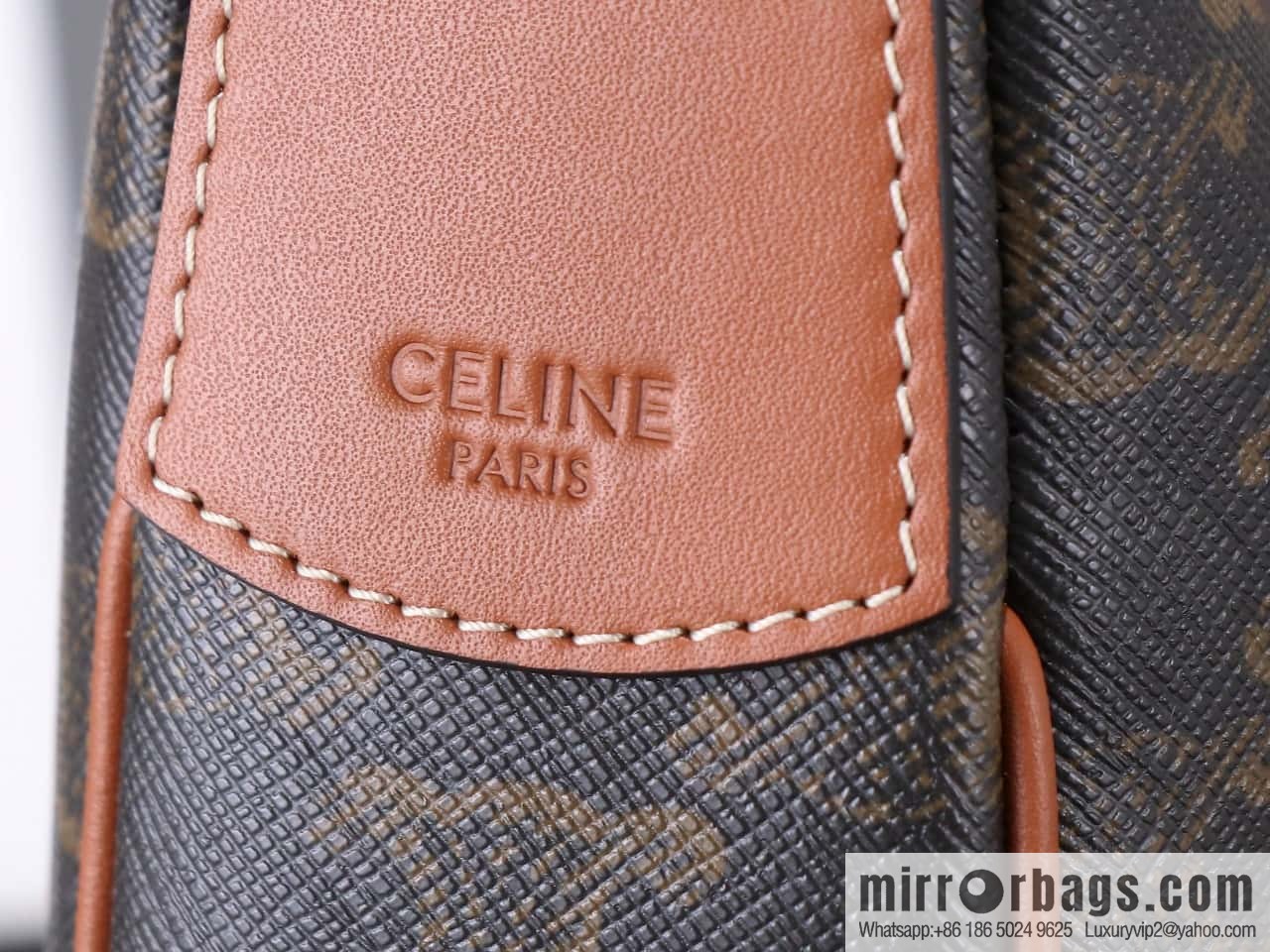 [Premium all-steel hardware] Small HELOSE TRIOMPHE logo printed cow leather handbag No.: 117252 117523