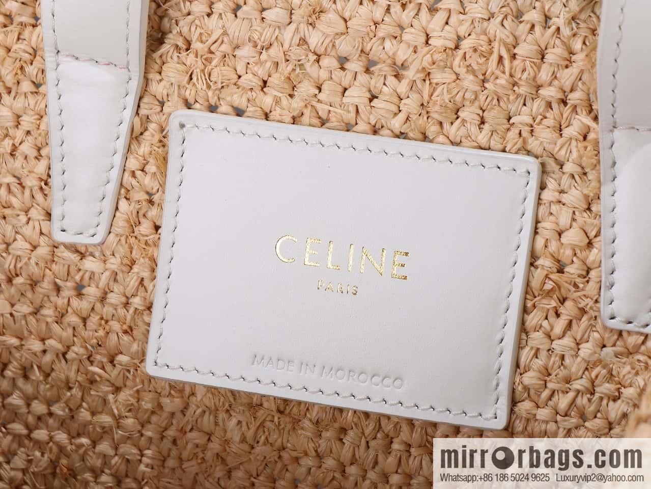 [Premium all-steel hardware] CELINE TEEN plant material and cow leather soft classic basket bag number: 115802