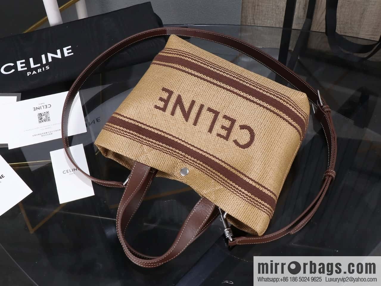 [Premium all-steel hardware] New product launched CE new fabric series handbag model number: 116992