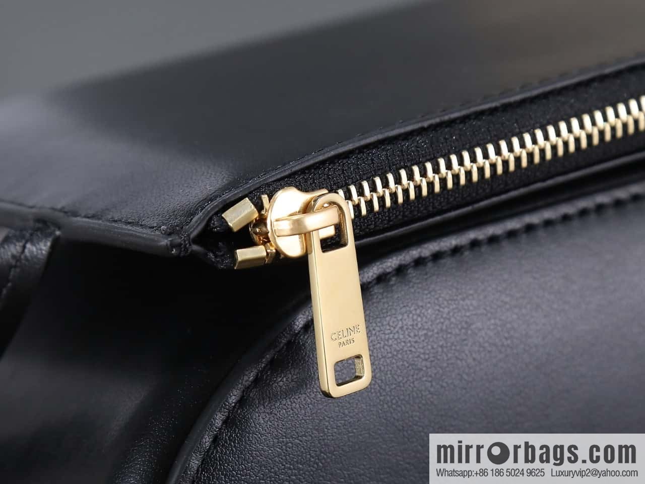 [Premium all-steel hardware] 24s new Louise bucket bag CELINE LOUISE medium smooth cow leather handbag No.: 116613FX9.38NO