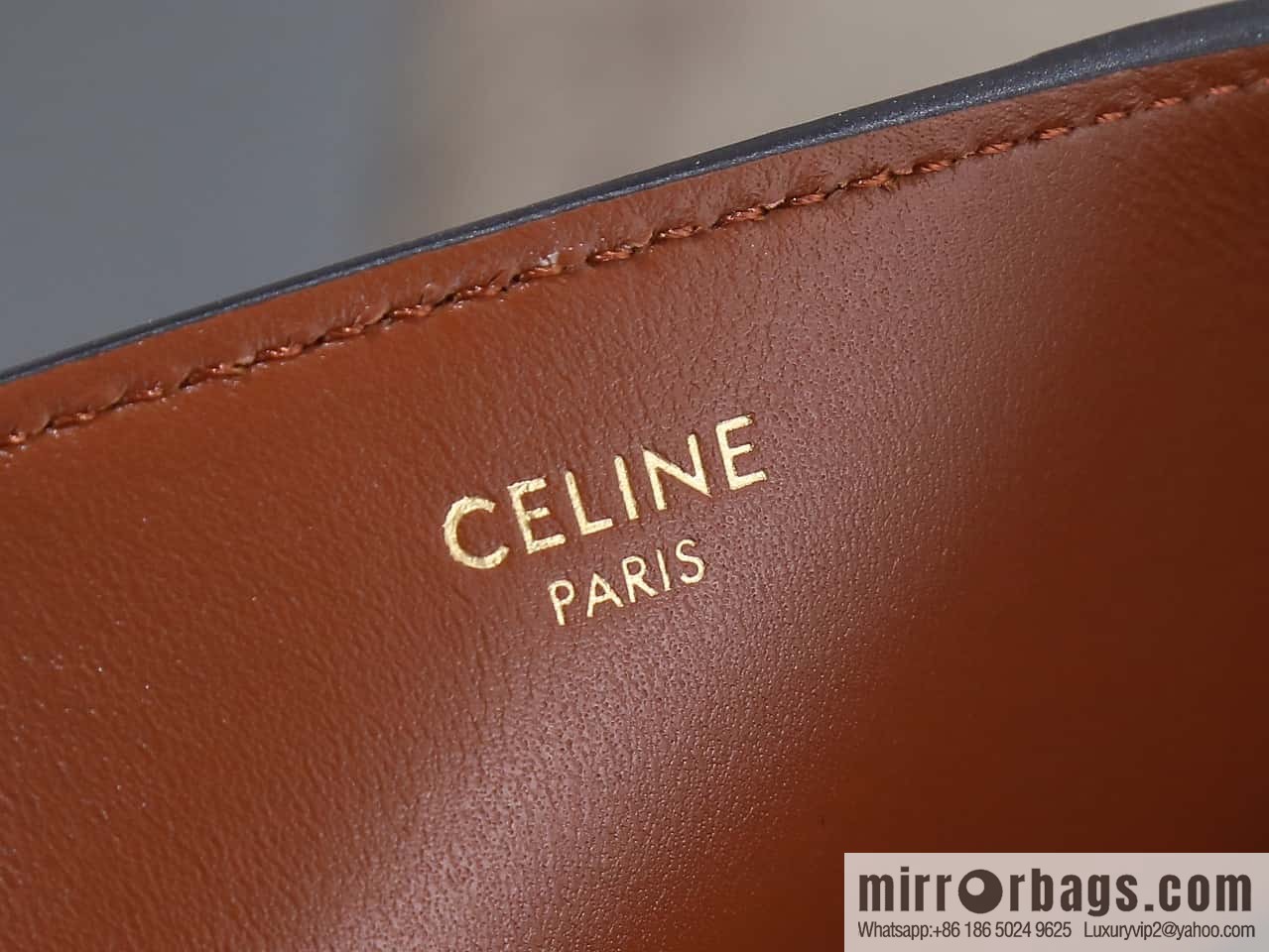[Premium all-steel hardware] 24s new Louise bucket bag CELINE LOUISE medium smooth cow leather handbag No.: 116613FX9.38NO