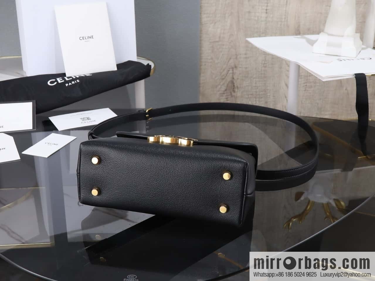 [Premium all-steel hardware] New product launched CE Arc de Triomphe Kelly handbag, item number 118113
