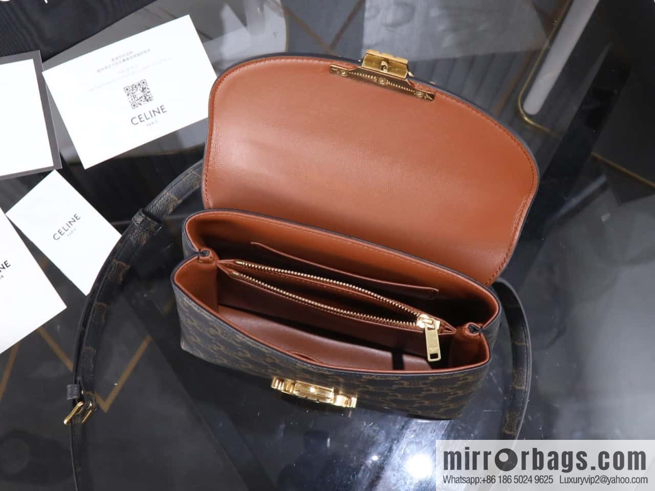 [Premium all-steel hardware] New product launched CE Arc de Triomphe Kelly handbag, item number 118113