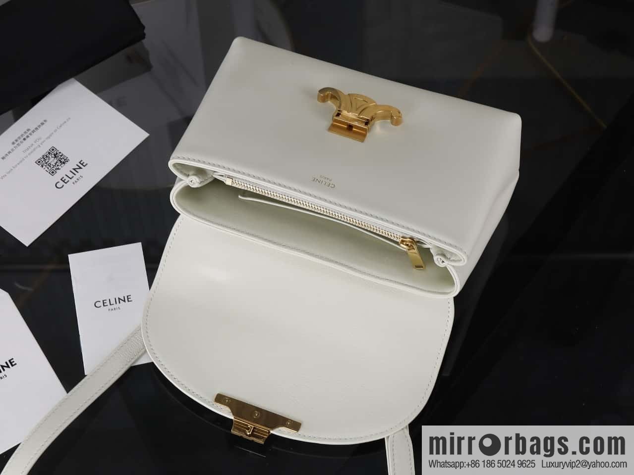 [Premium all-steel hardware] New product launched CE Arc de Triomphe Kelly handbag, item number 118113