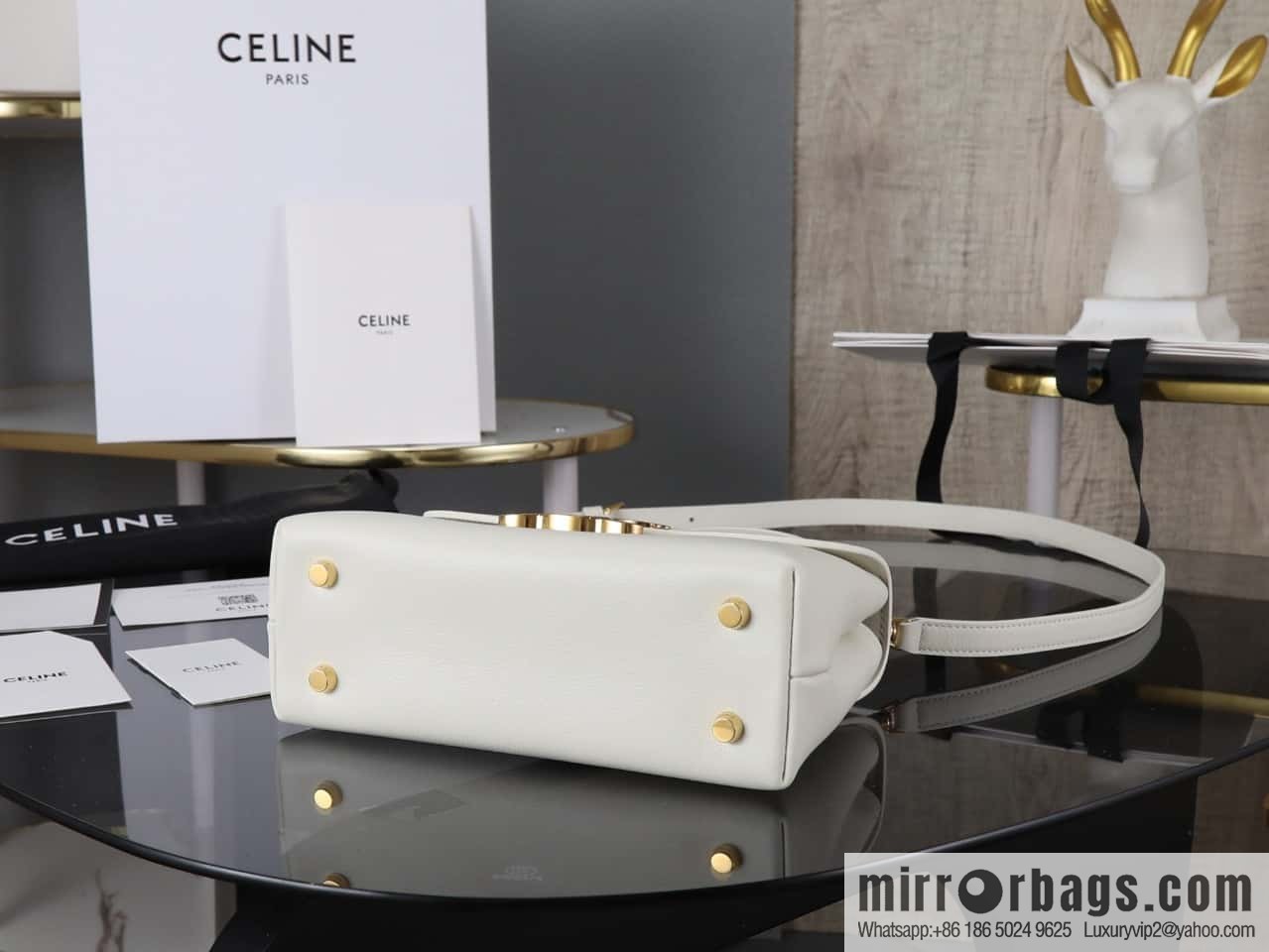 [Premium all-steel hardware] New product launched CE Arc de Triomphe Kelly handbag, item number 118113