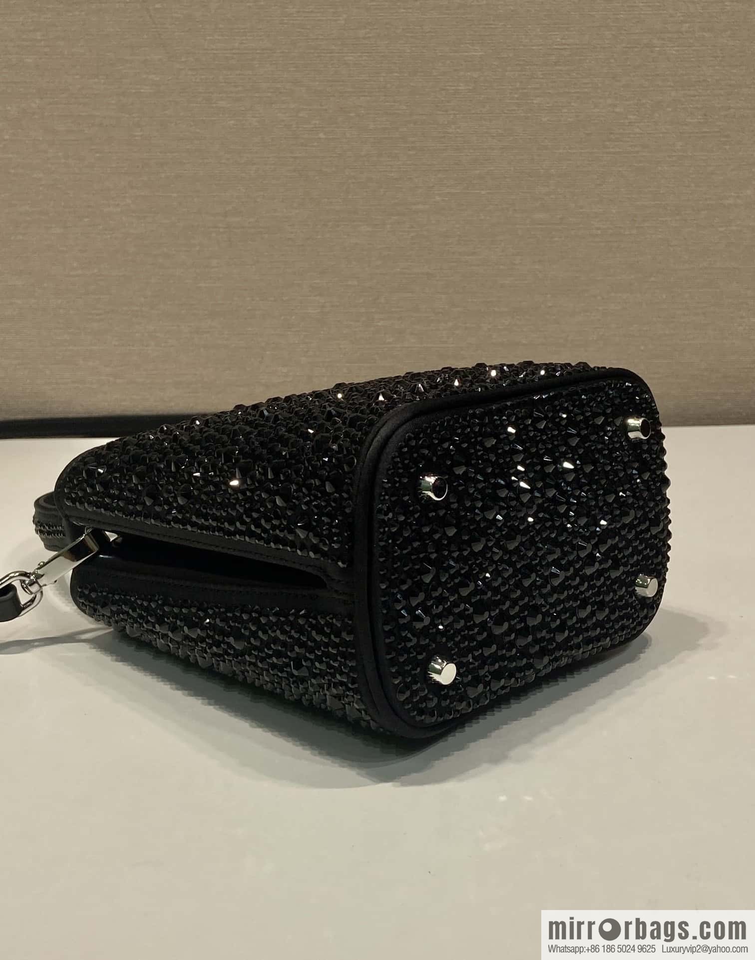 PRADA 🎉 crystal bucket bag 🎉 1BA373 crystal bag