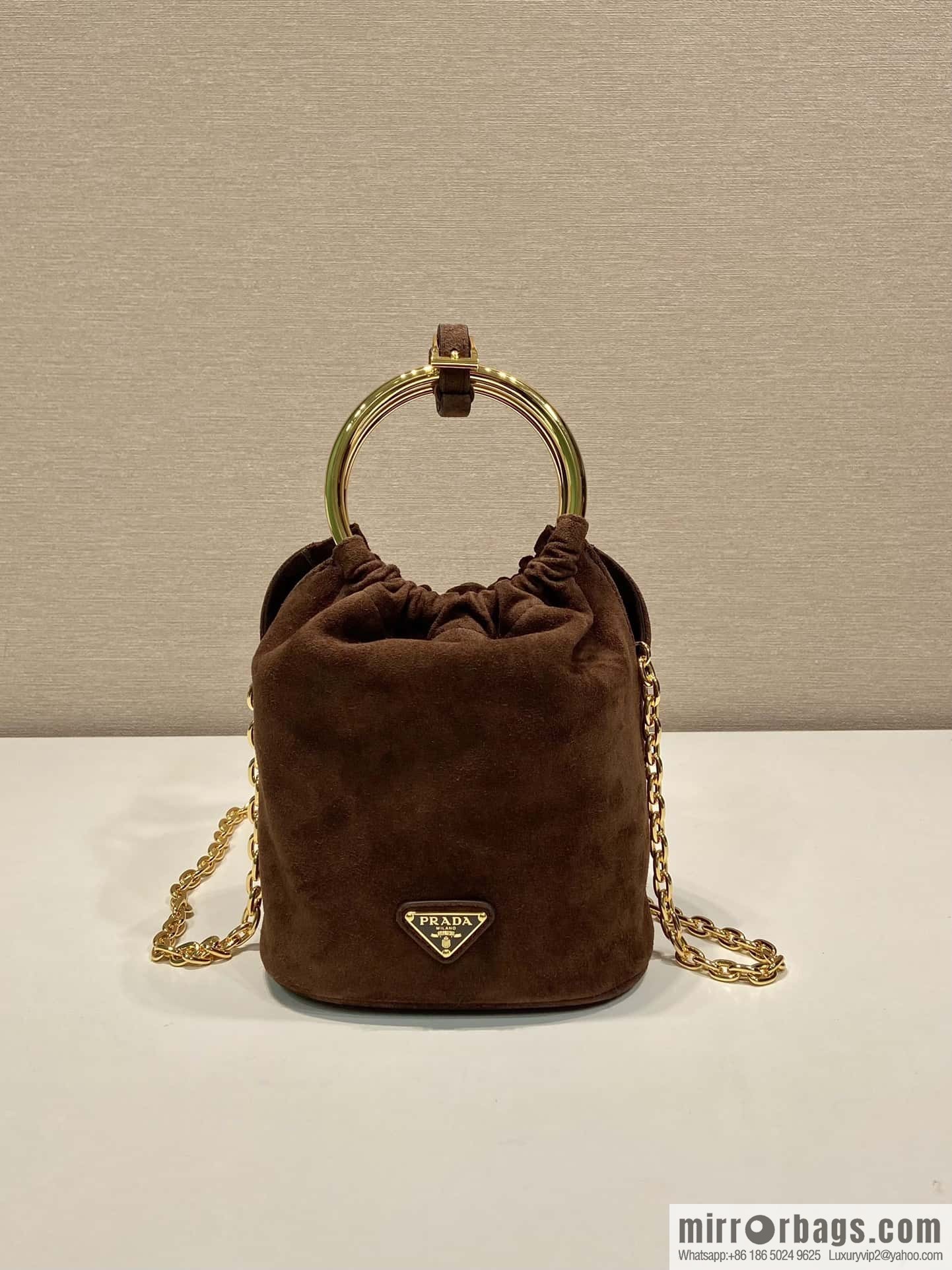 PRADA 🎉 new bucket bag 🎉 1BC227 suede🎉🎉