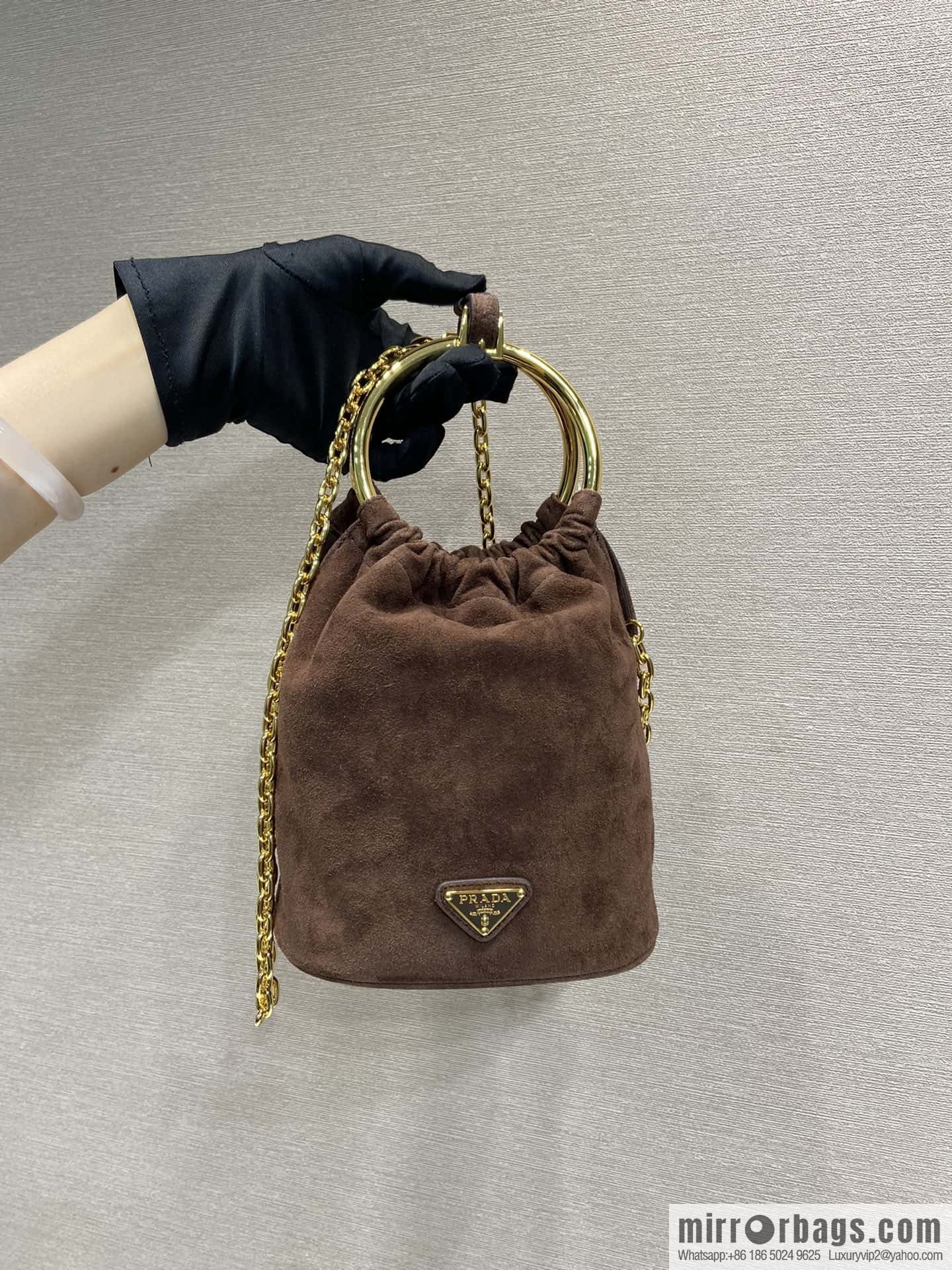 PRADA 🎉 new bucket bag 🎉 1BC227 suede🎉🎉