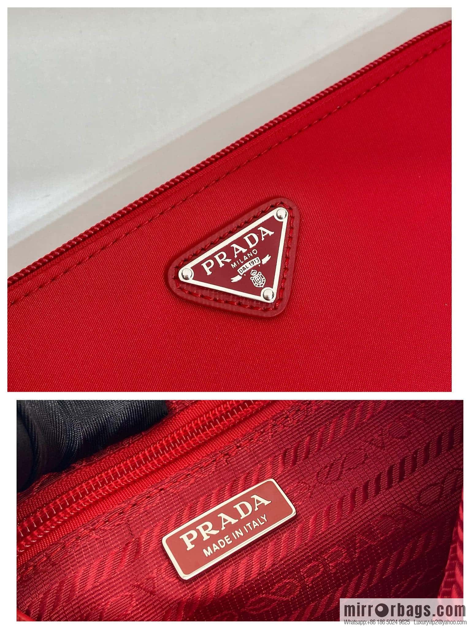 PRADA 🎉 new armpit bag 🎉 1NI545 🎉🎉 red