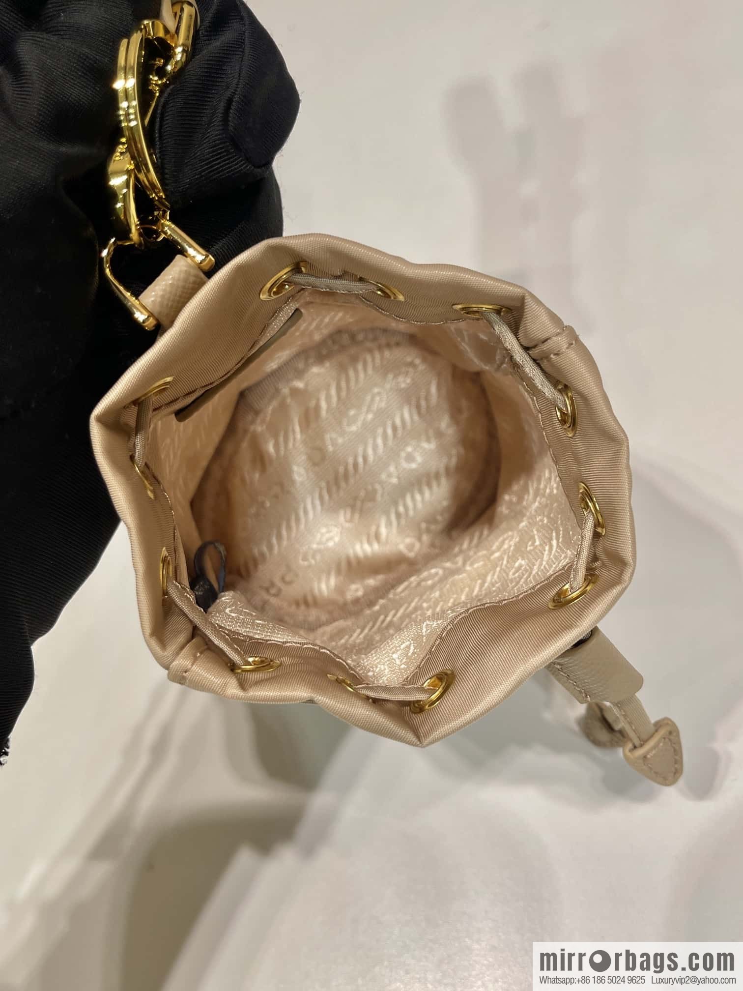 PRADA 🎉 mini bucket bag 🎉 1TT202 new 🎉🎉 grey