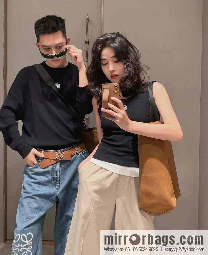 LOEWE new 🆕 large pressed suede leather Puzzle Fold handbag 0692