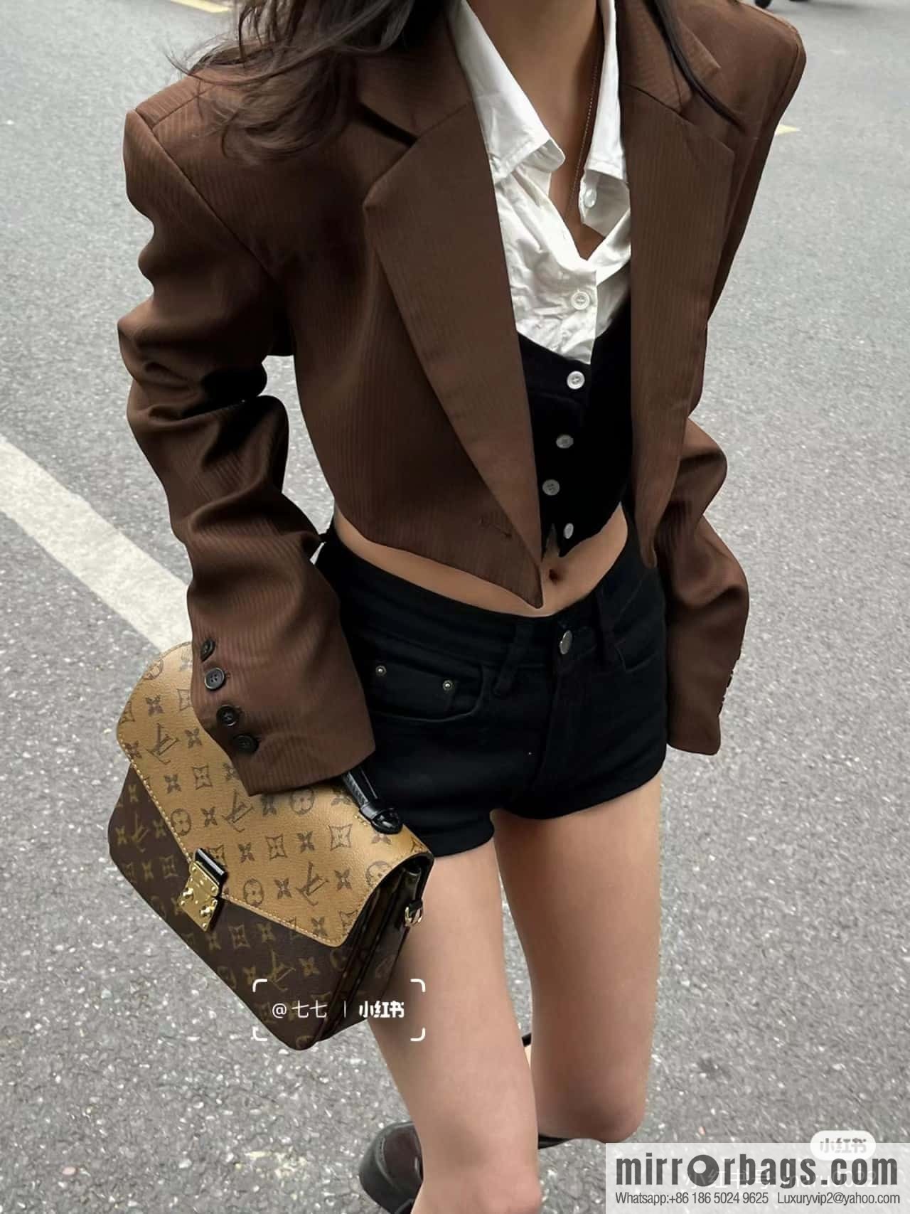 LV 𝐏𝐎𝐂𝐇𝐄𝐓𝐓𝐄 𝐌𝐄𝐓𝐈𝐒 chip rhombus code messenger bag series M44876