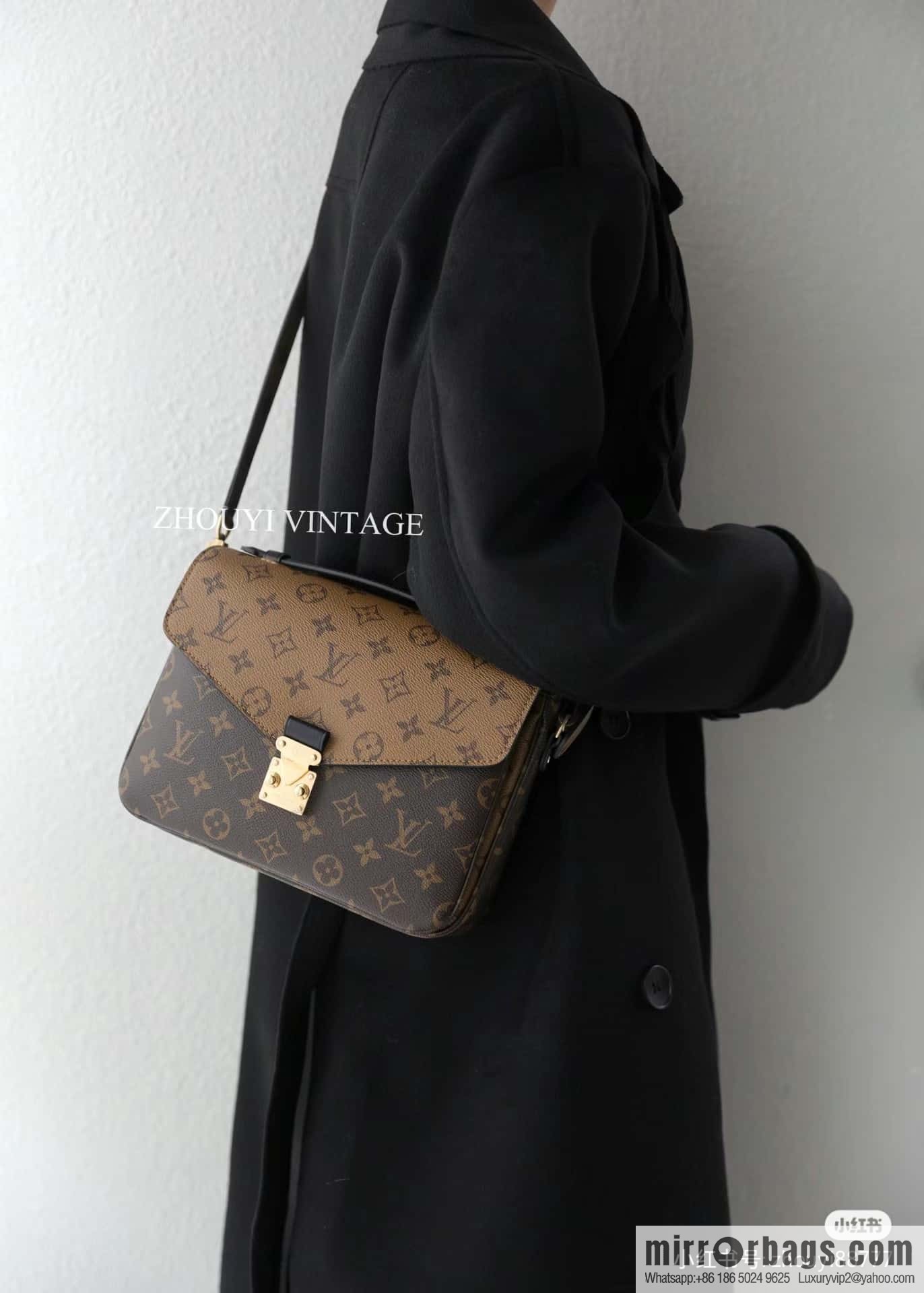 LV 𝐏𝐎𝐂𝐇𝐄𝐓𝐓𝐄 𝐌𝐄𝐓𝐈𝐒 chip rhombus code messenger bag series M44876