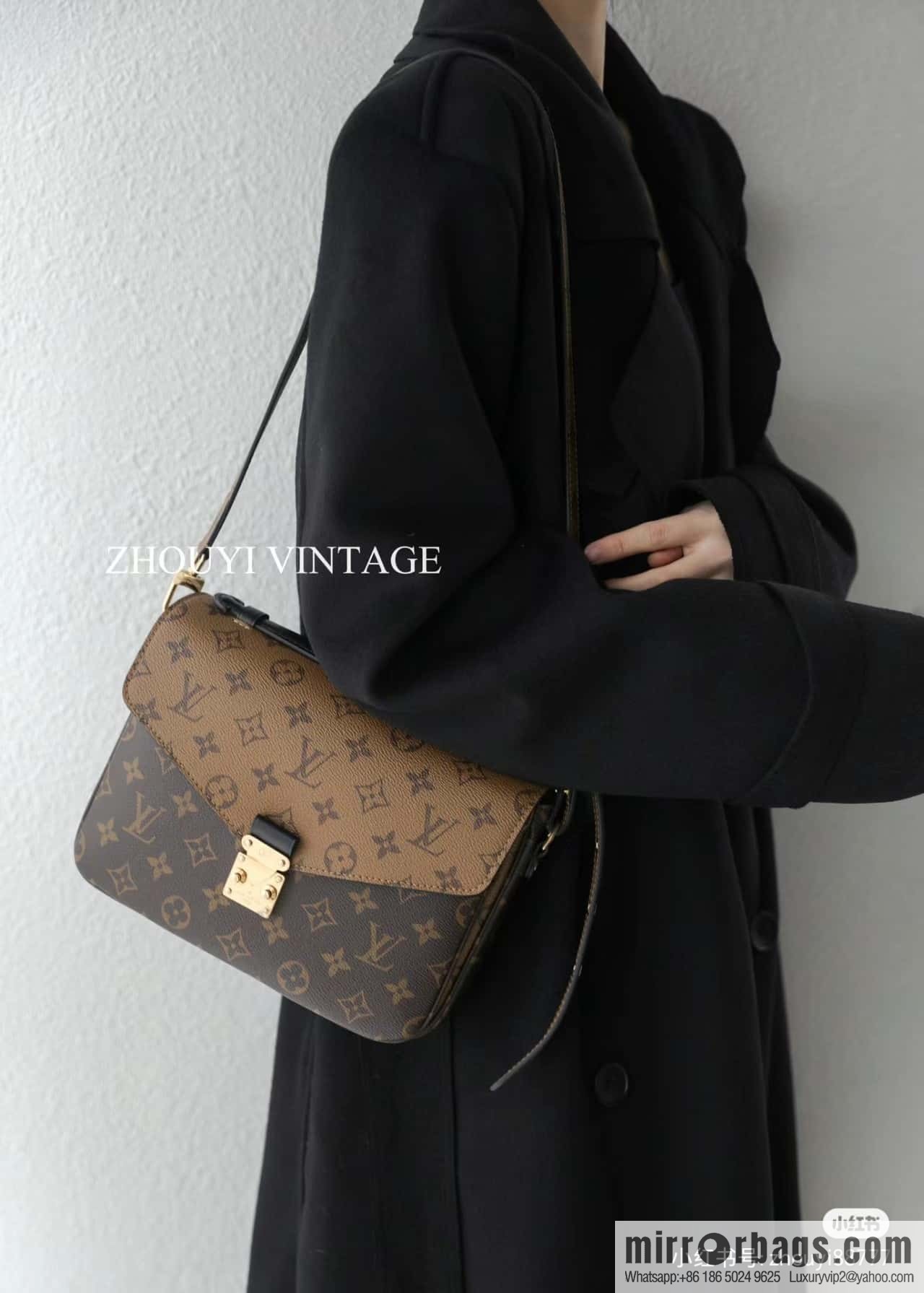 LV 𝐏𝐎𝐂𝐇𝐄𝐓𝐓𝐄 𝐌𝐄𝐓𝐈𝐒 chip rhombus code messenger bag series M44876
