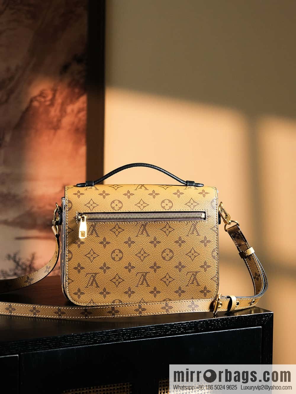 LV 𝐏𝐎𝐂𝐇𝐄𝐓𝐓𝐄 𝐌𝐄𝐓𝐈𝐒 chip rhombus code messenger bag series M44876