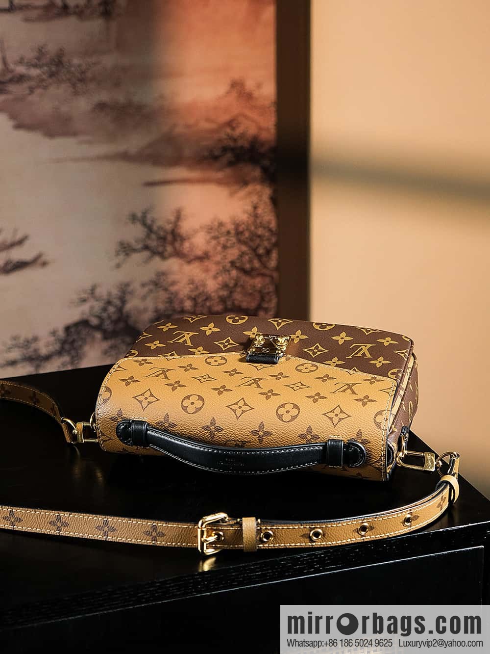 LV 𝐏𝐎𝐂𝐇𝐄𝐓𝐓𝐄 𝐌𝐄𝐓𝐈𝐒 chip rhombus code messenger bag series M44876