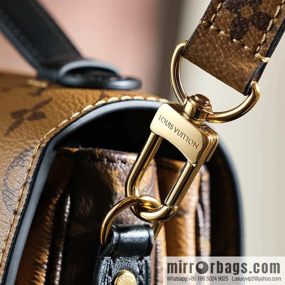 LV 𝐏𝐎𝐂𝐇𝐄𝐓𝐓𝐄 𝐌𝐄𝐓𝐈𝐒 chip rhombus code messenger bag series M44876