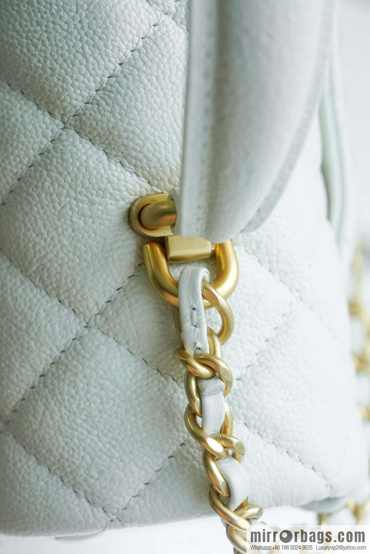 CHANEL 21S Handle CF Mini Platinum ๐ค AS2431