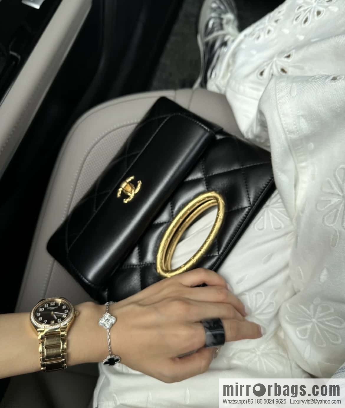 CHANEL 24B Superior Craft Workshop, Dinner Bag, Black AS5038 B17663 94305