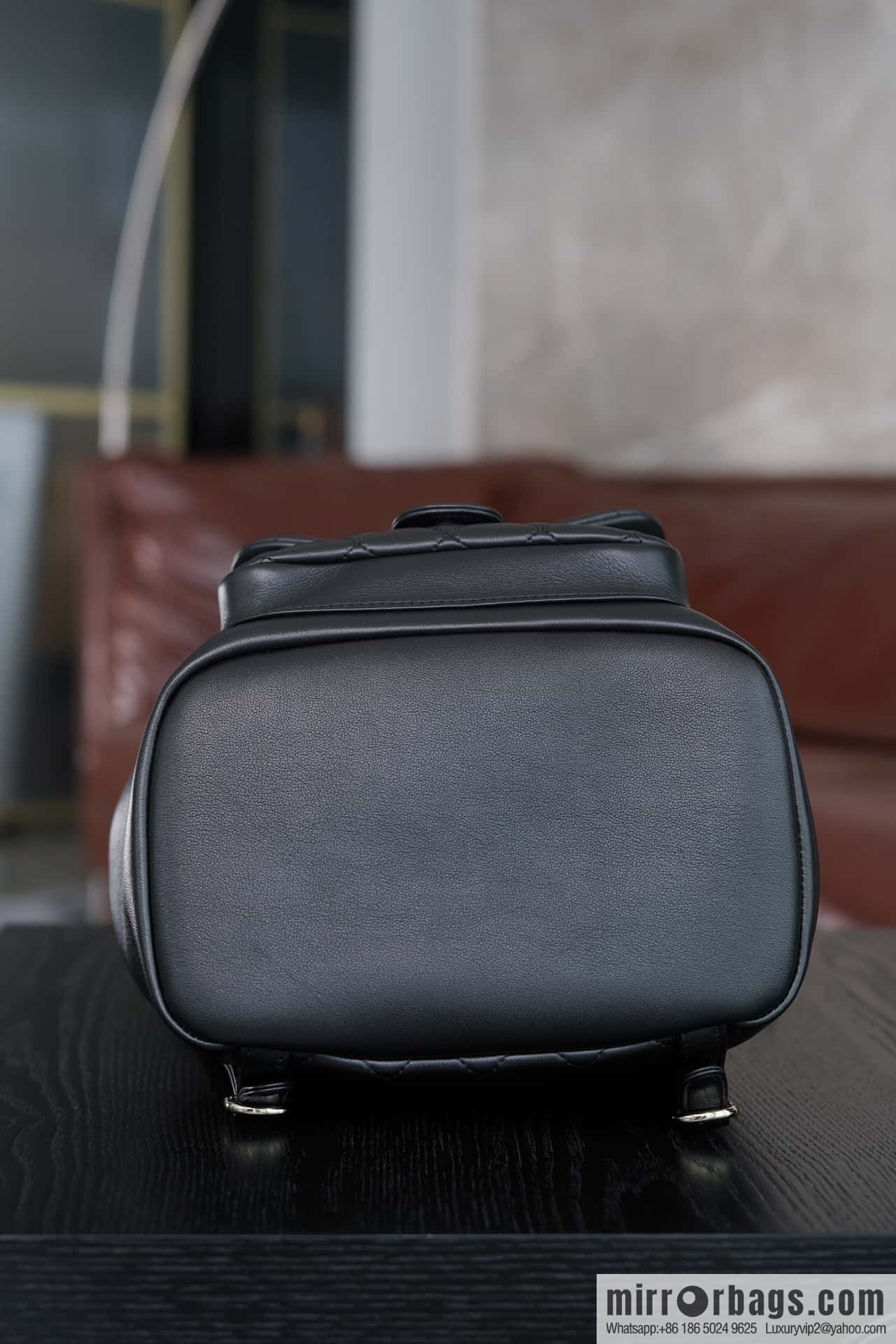 CHANEL new backpack, black, large AS3618.