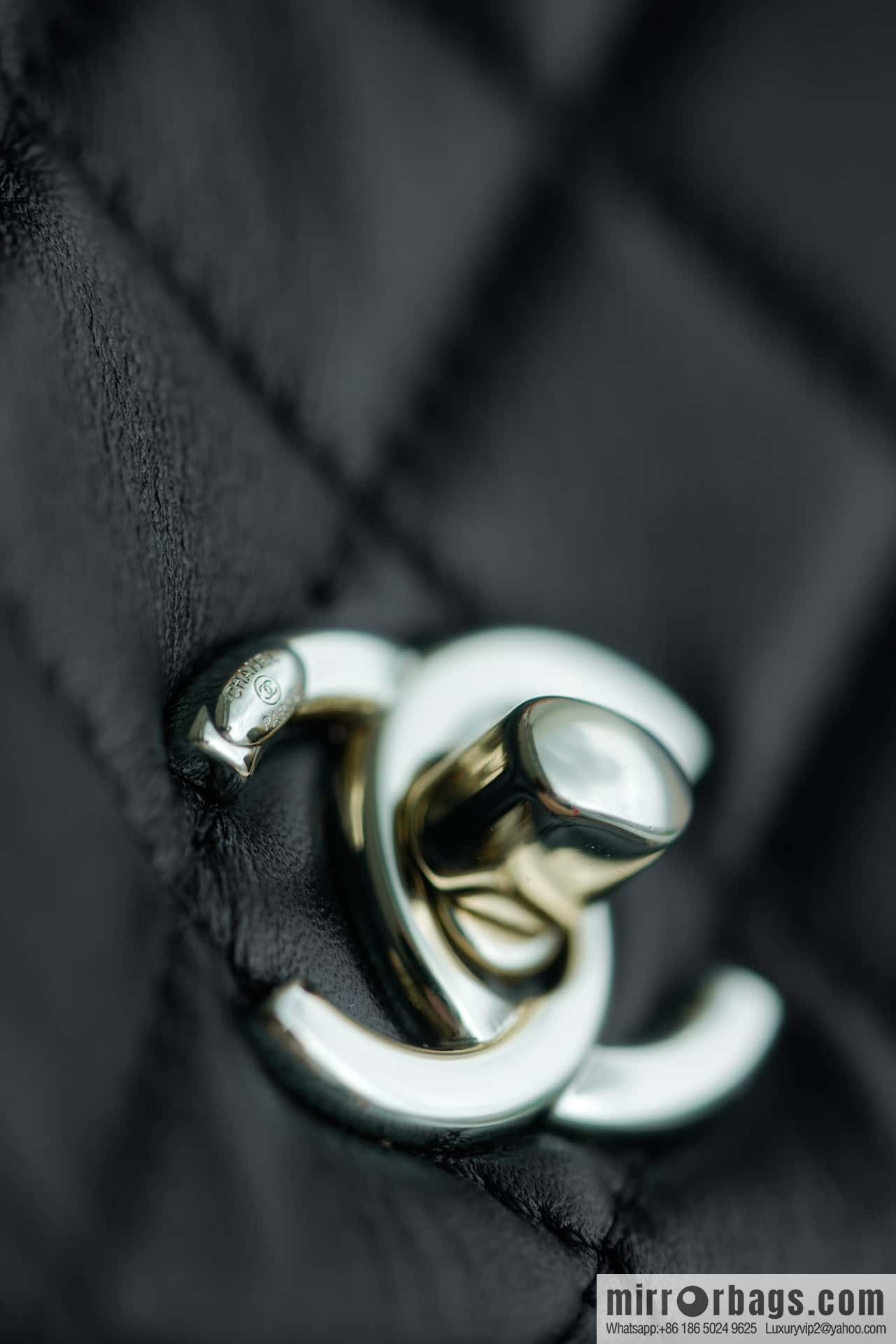 CHANEL new backpack, black, large AS3618.