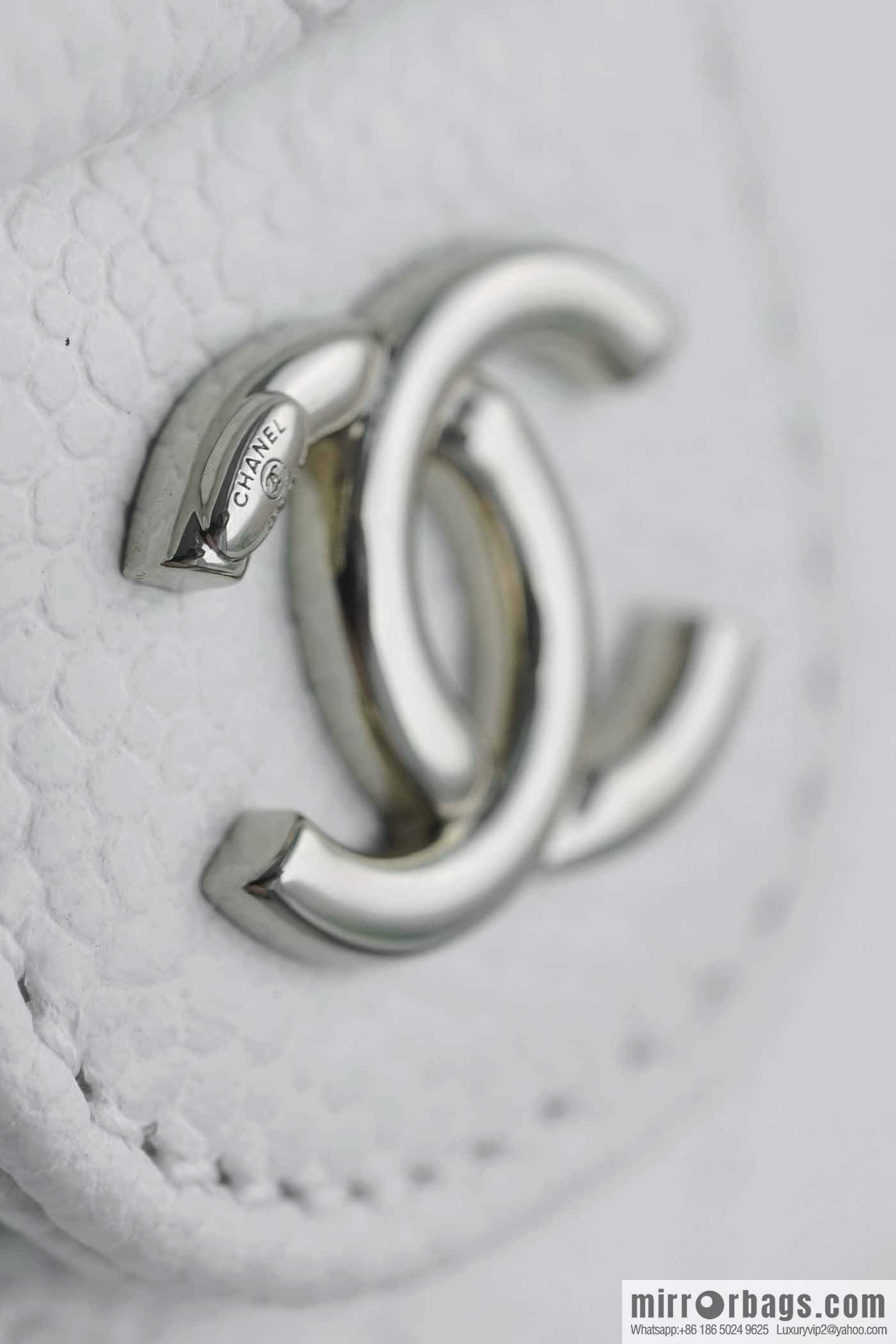 CHANEL Duma backpack, genuine leather, white AS3860.