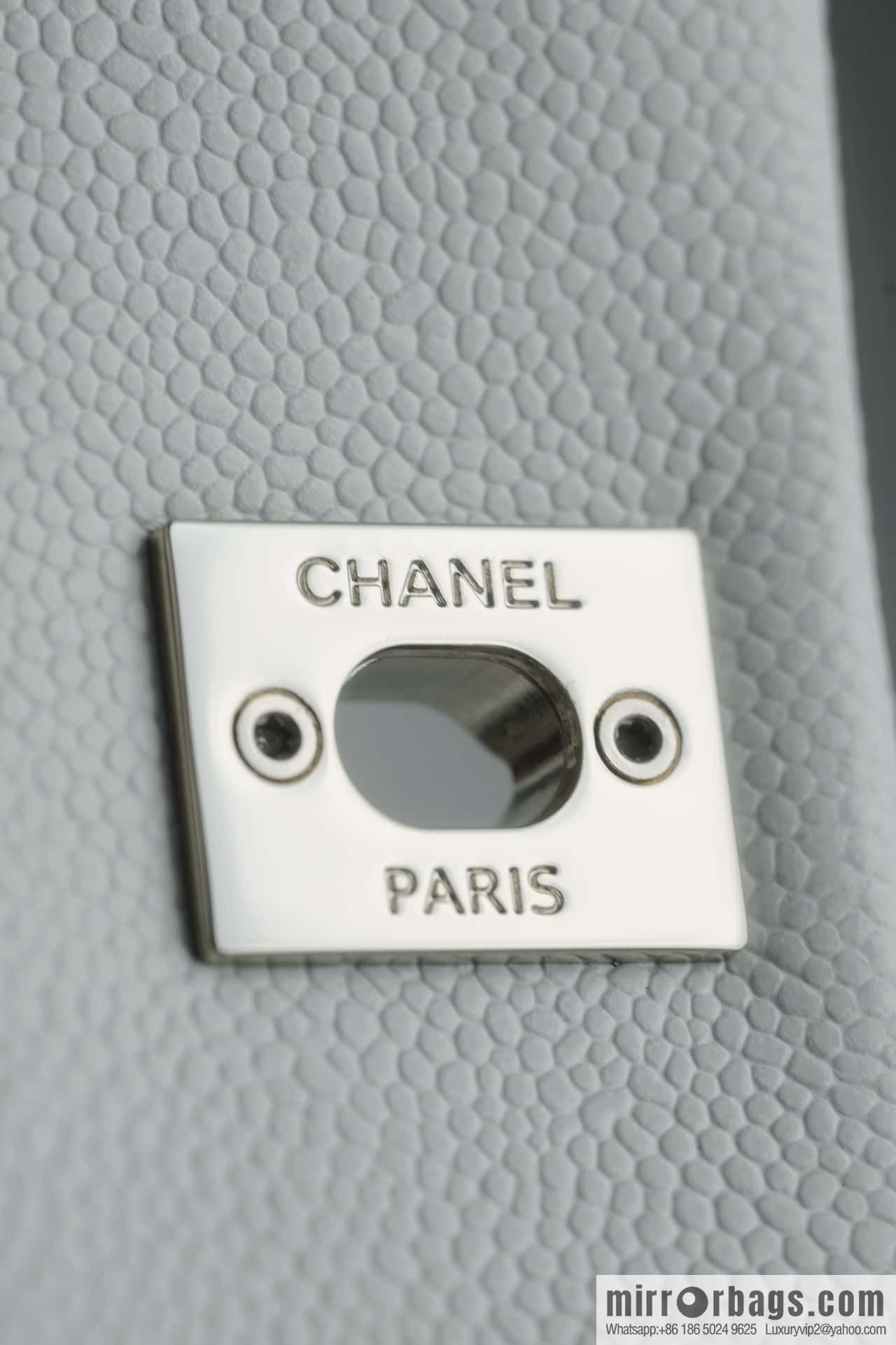 CHANEL Duma backpack, genuine leather, white AS3860.