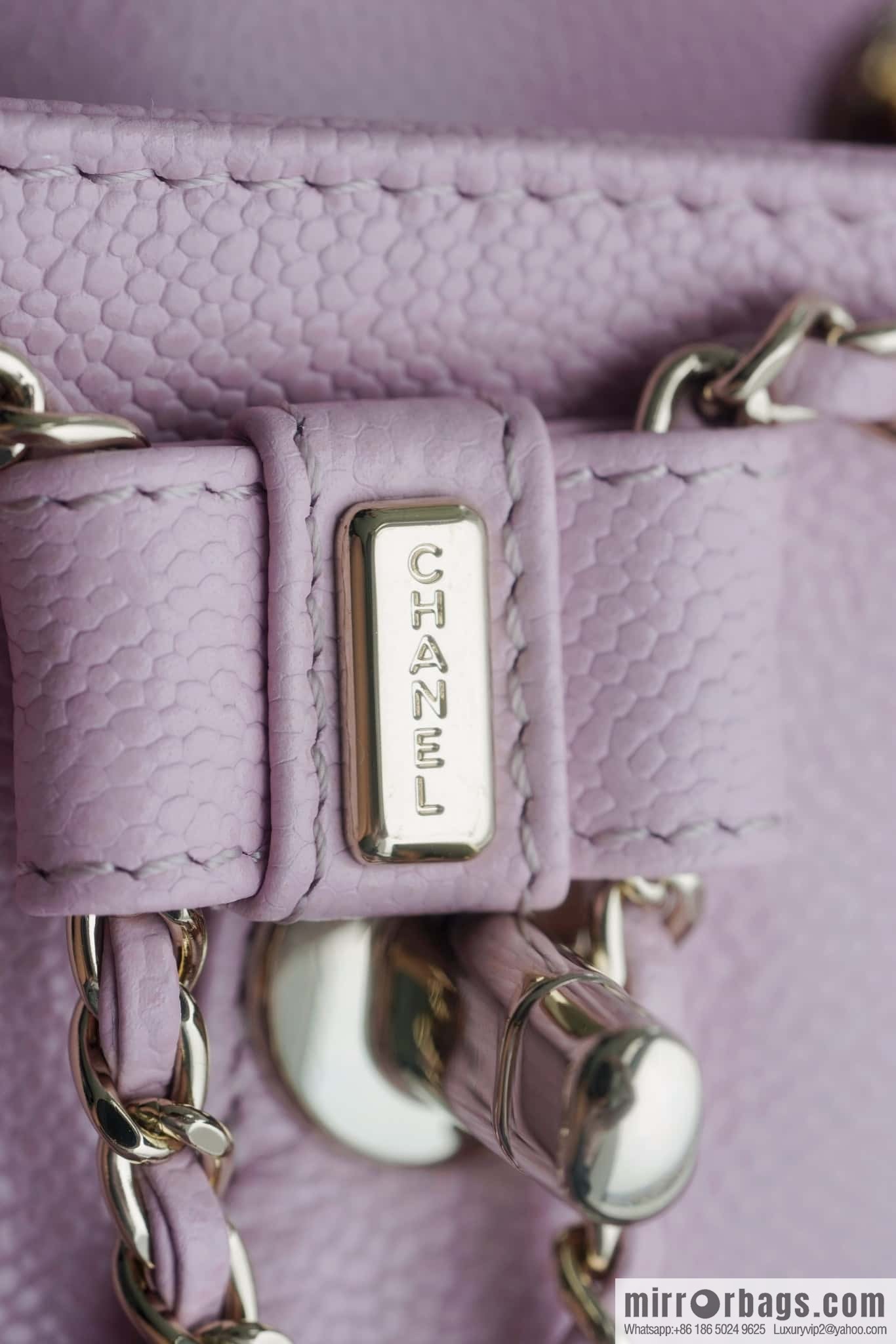 CHANEL Duma backpack, small, pink, genuine leather AS3787.