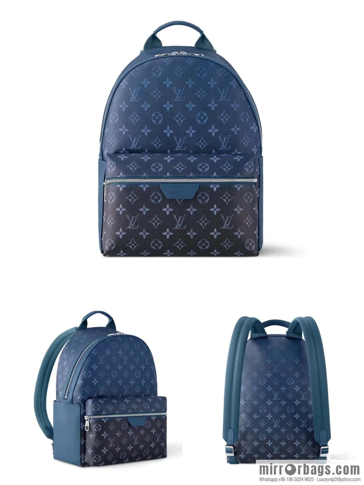 [Premium‑quality] M11544 blue gradual change of color, backpack series, variable code chip version Discovery small backpack