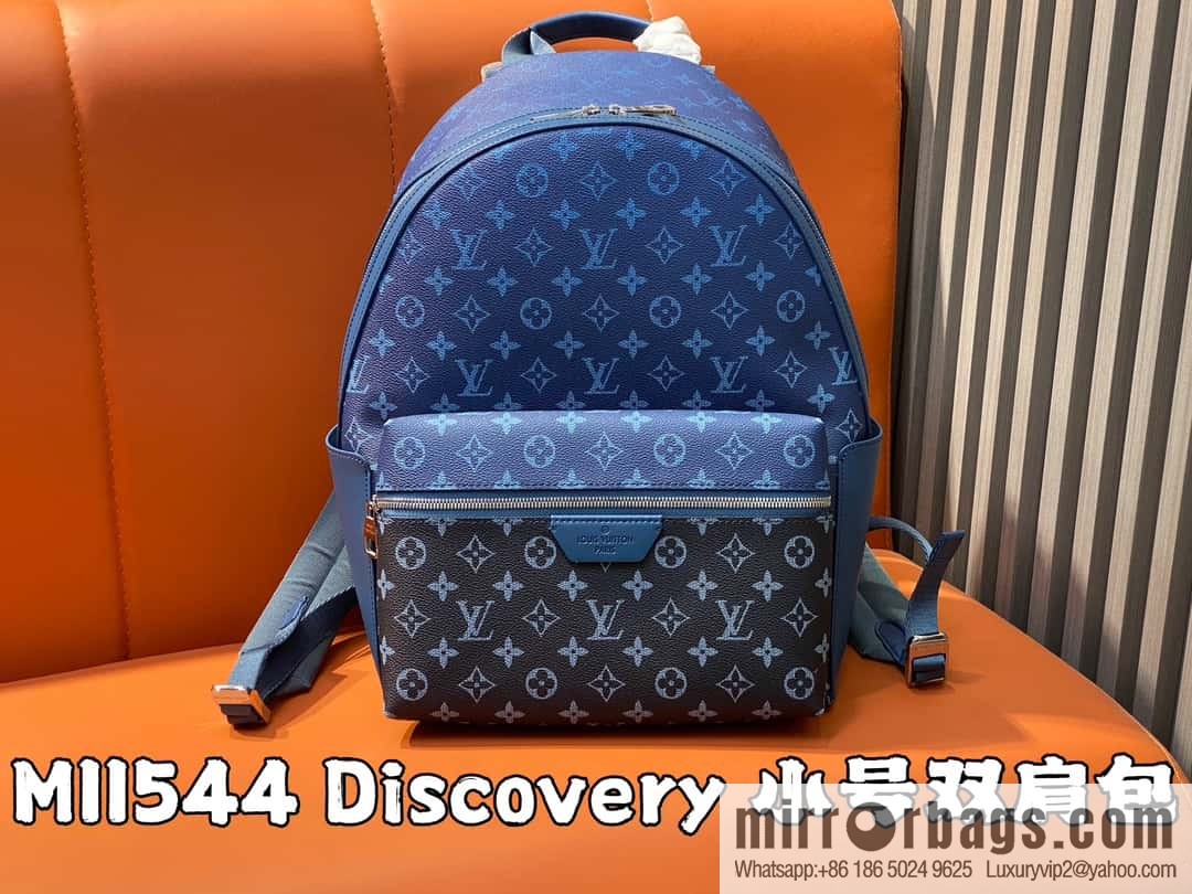 [Premium‑quality] M11544 blue gradual change of color, backpack series, variable code chip version Discovery small backpack