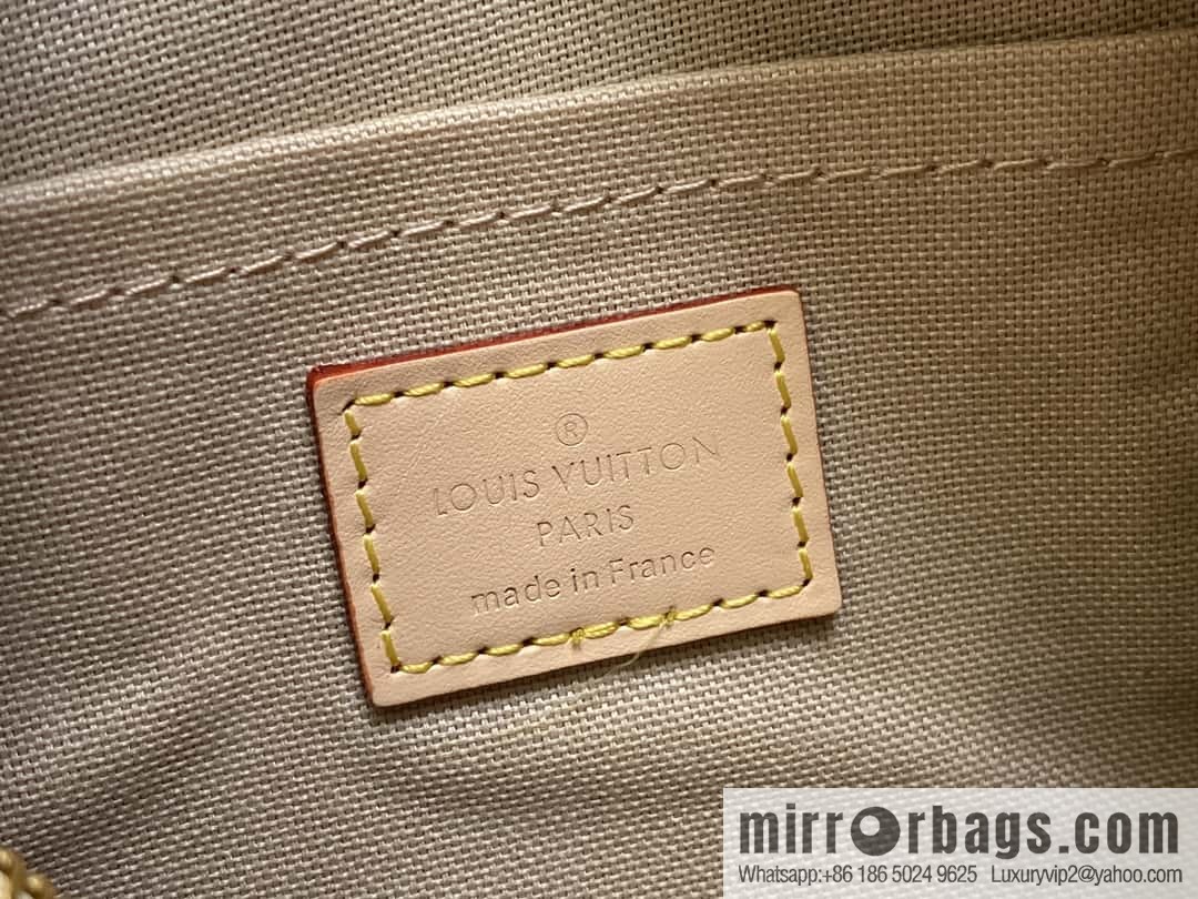 [Boutique‑grade] M12747 white denim, pillow bag speedy series Speedy Bandoulière 20 handbag
