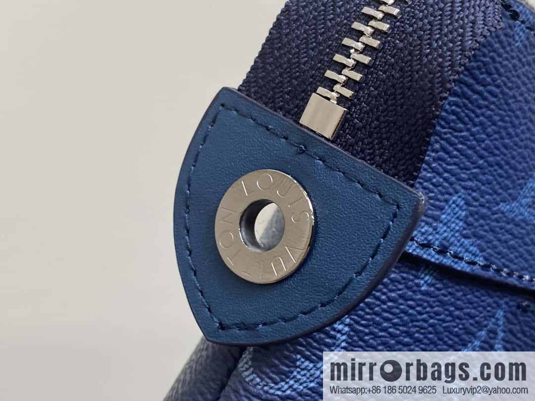 [Boutique‑grade] M11545 blue gradual change handbag clutch series Pochette Voyage Souple clutch