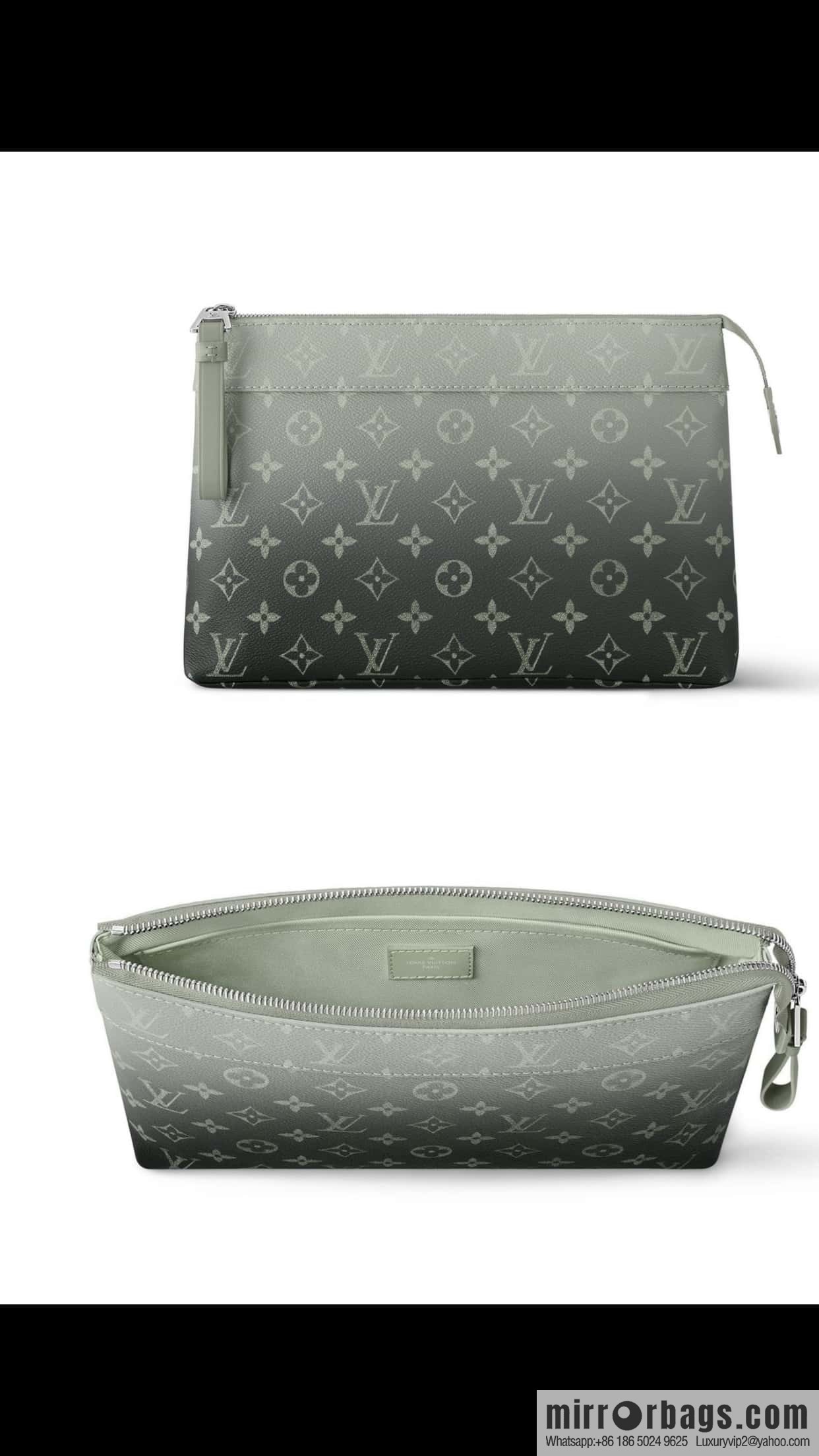 [Boutique‑grade] M11545 blue gradual change handbag clutch series Pochette Voyage Souple clutch